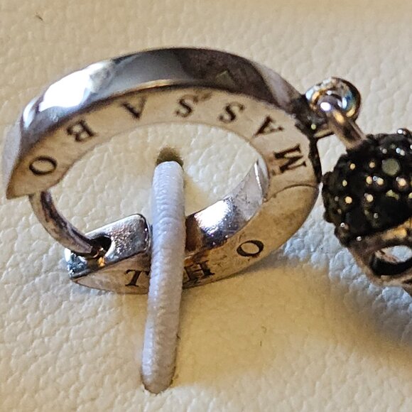 Thomas Sabo sterling silver skull earrings 925 blackened, black zirconium - Picture 10 of 16